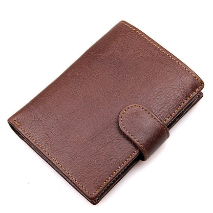 Li Ji | Original genuine leather handmade | 20% off American popular wallet No. 8129