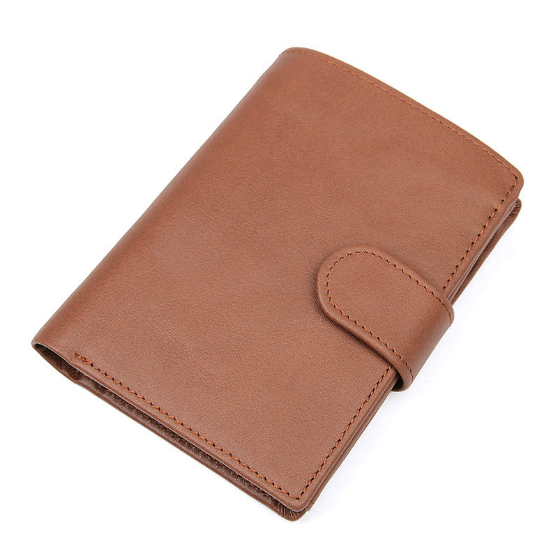 Li Ji | Original genuine leather handmade | 20% off American popular wallet No. 8129