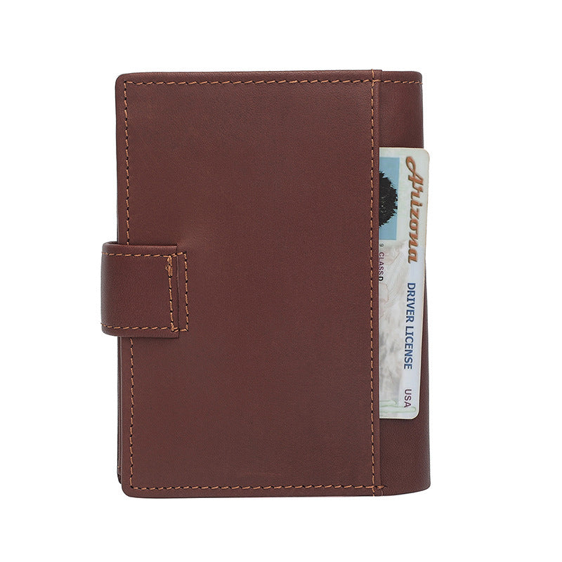 Li Ji | Original genuine leather handmade | 20% off American popular wallet No. 8129