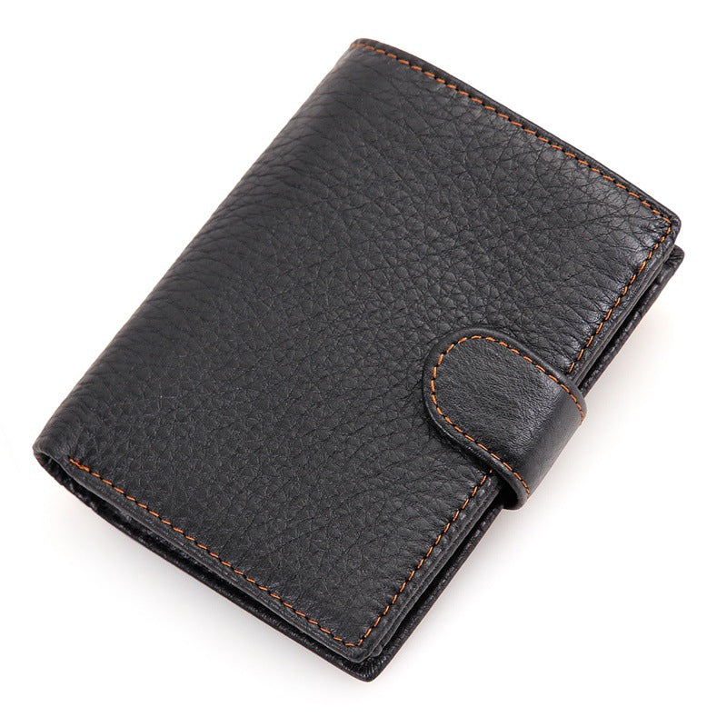 Li Ji | Original genuine leather handmade | 20% off American popular wallet No. 8129