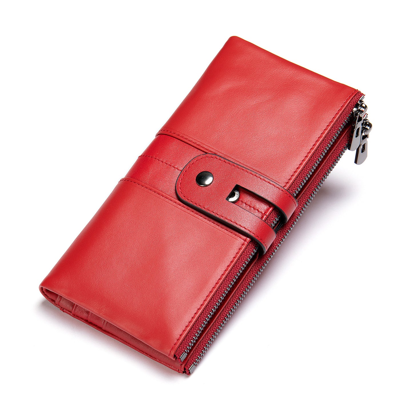 Li Ji | Original handmade | Genuine leather functional long wallet 軽くて large capacity No. 8560