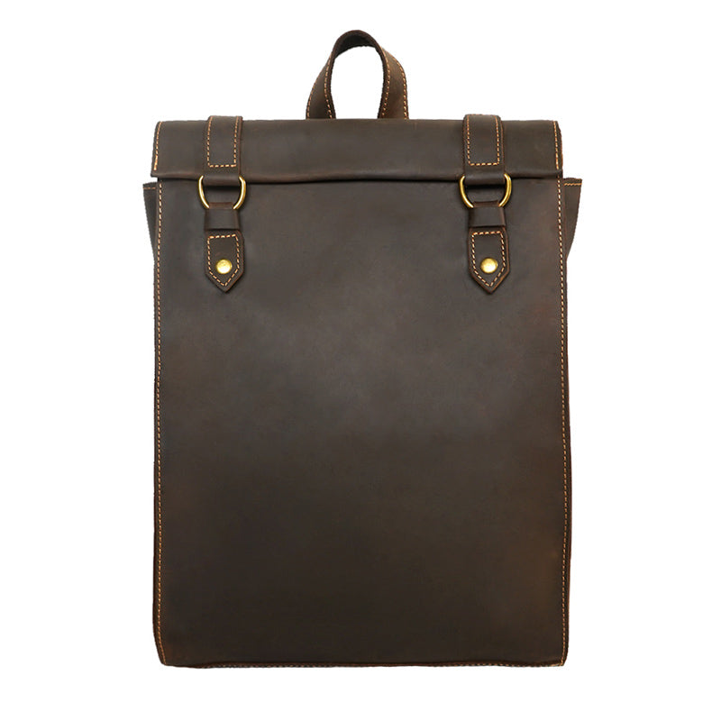 Li Ji | Original handmade leather | Classic and simple laptop bag/backpack/trendy bag No. 730