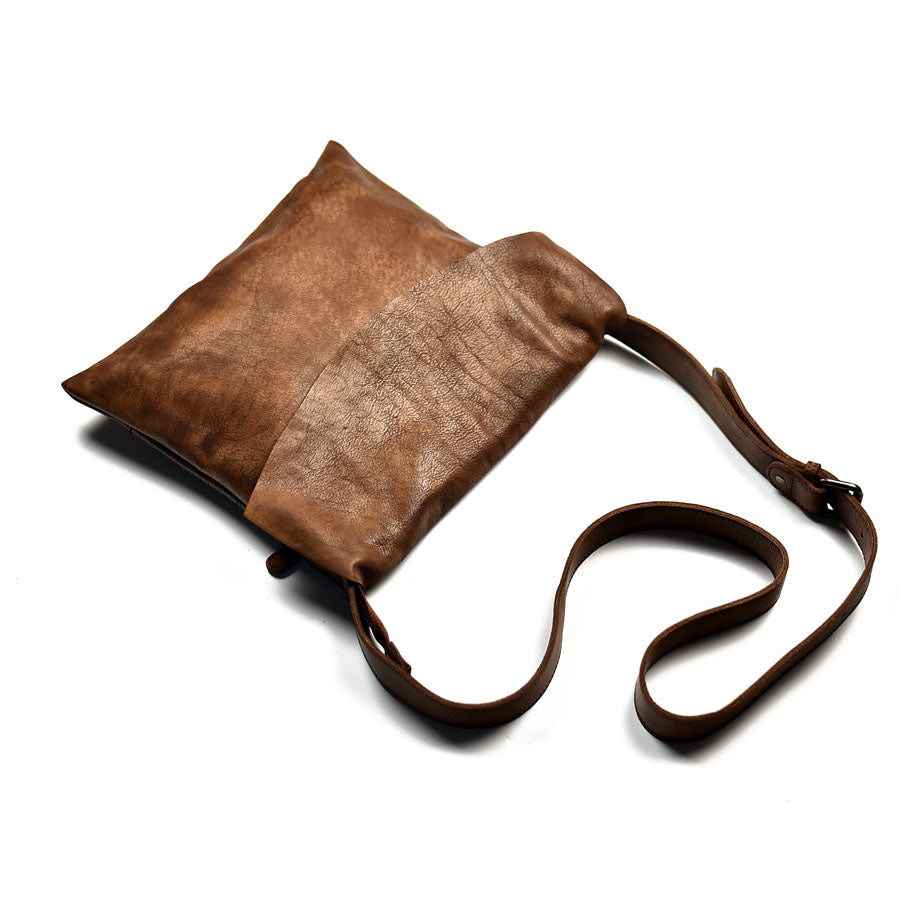 Li Ji | Original handmade leather goods | One-shoulder crossbody bag No. 140075 