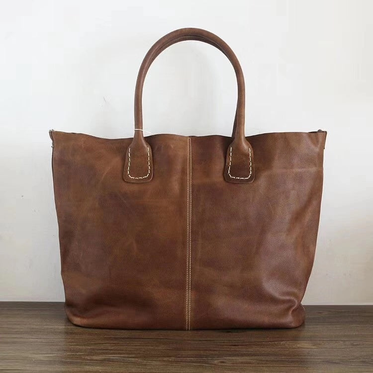 Li Ji | Original handmade leather | Color-changing butter leather-extra large mother bag/travel bag PD2129