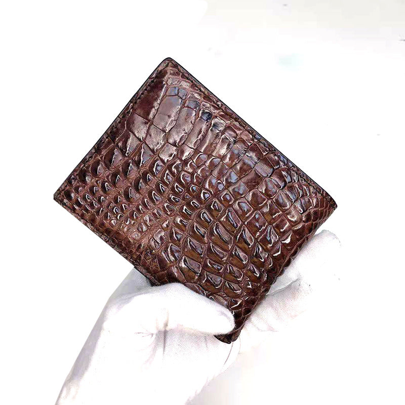 Li Ji | Original handmade genuine leather | Thai crocodile leather claw wallet EJ-6006