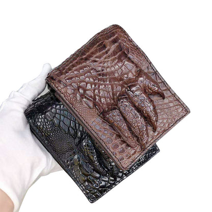 Li Ji | Original handmade genuine leather | Thai crocodile leather claw wallet EJ-6006