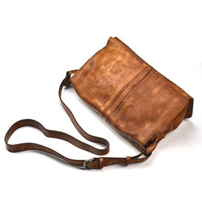 Li Ji | Original leather handmade | Messenger bag No. 140165