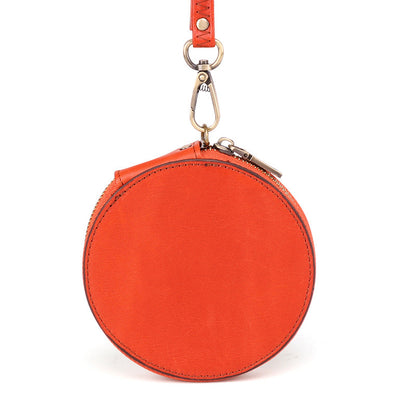 Li Ji | Original handmade genuine leather | Leather small round coin purse No. K058