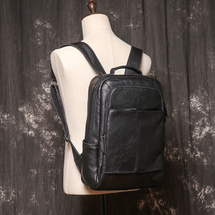 Li Ji | Original handmade | Cow leather Trip backpack No. 0825-3