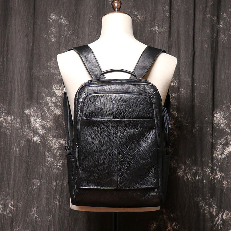 Li Ji | Original handmade | Cow leather Trip backpack No. 0825-3