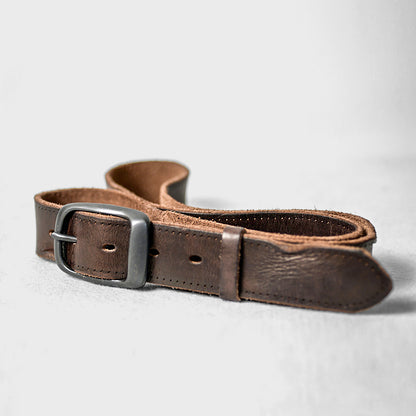 Li Ji | Original handmade | Real thick cowhide trendy pin buckle belt No. 6006