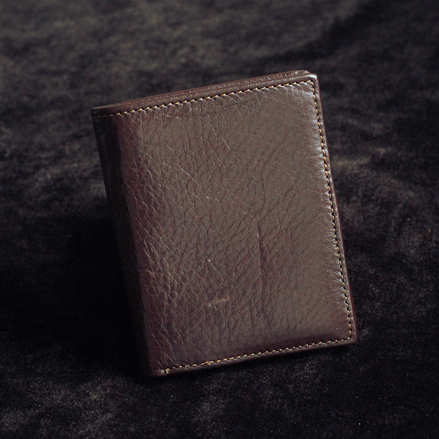 Li Ji | Original genuine leather handmade | Oil wax leather-ID wallet No. P14