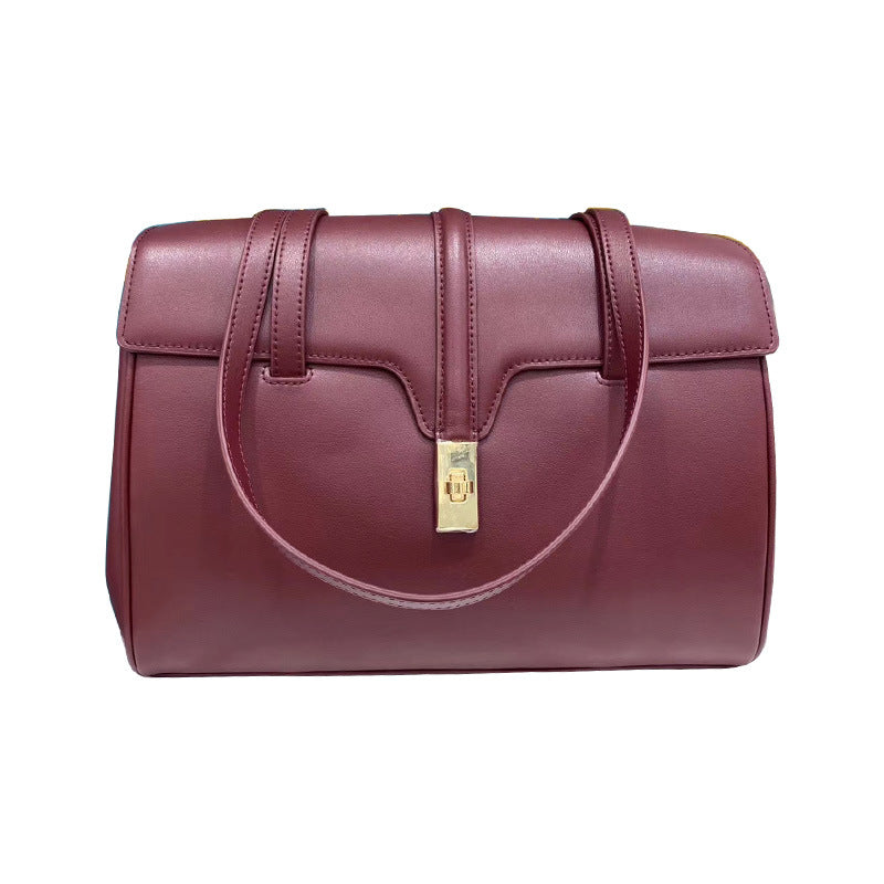 Li Ji Original Genuine Leather | Same style second-layer cowhide Kelly bag No. 824