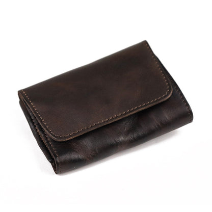 Li Ji | Original handmade leather | Vegetable tanned cowhide/accordion wallet/card holder SG133