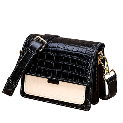 Li Ji | Original handmade | Two-layer cowhide small square bag/three-dimensional accordion bag No. 10935 