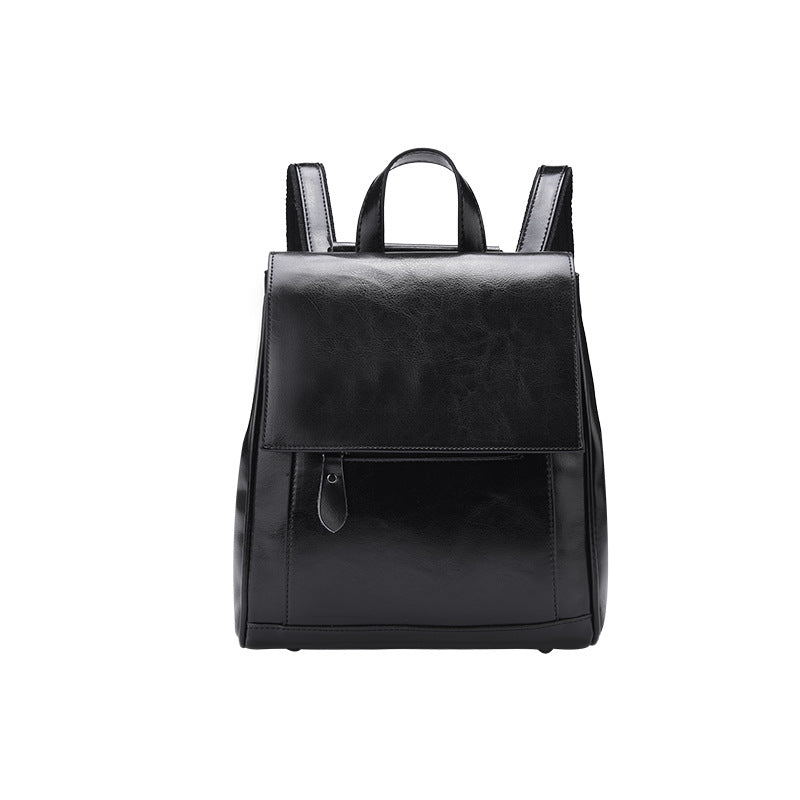 Li Ji | Original handmade genuine leather | Women's pocket backpack No. 7924 