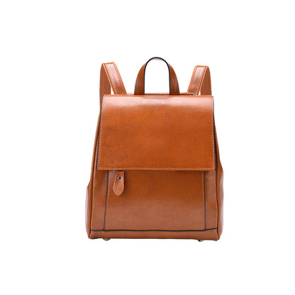 Li Ji | Original handmade genuine leather | Women's pocket backpack No. 7924 