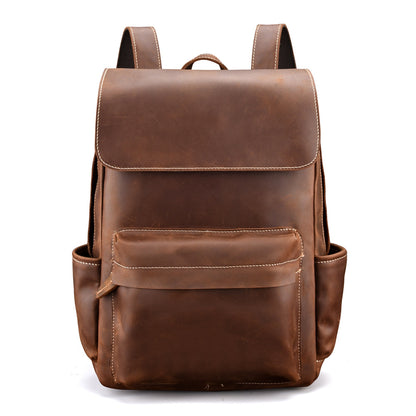 Li Ji | Handmade original | Crazy Horse backpack/backpack No. 8035