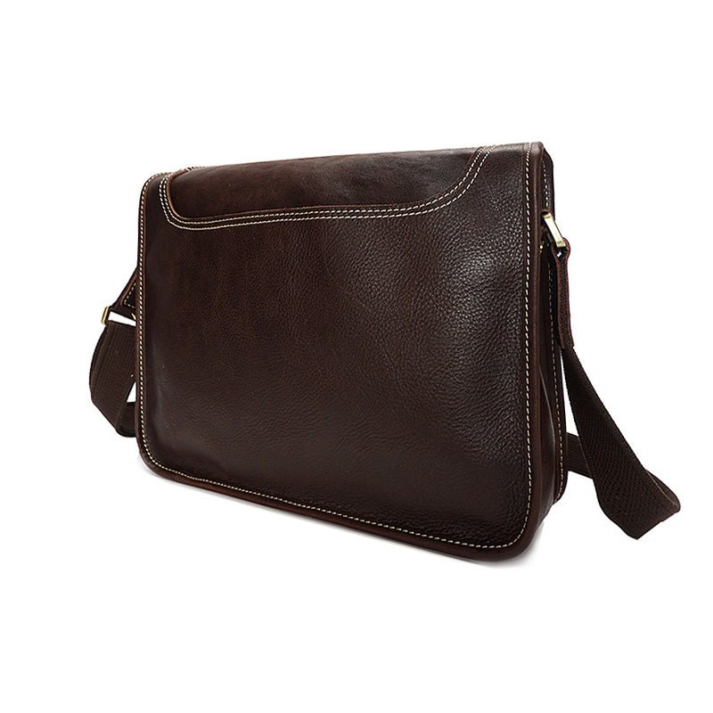 Li Ji | Original genuine leather handmade | First-layer cowhide vintage shoulder bag No. YD8098 