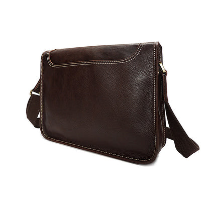 Li Ji | Original genuine leather handmade | First-layer cowhide vintage shoulder bag No. YD8098 