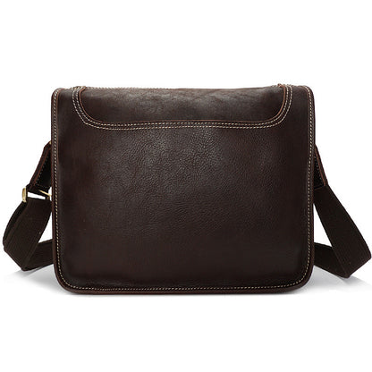 Li Ji | Original genuine leather handmade | First-layer cowhide vintage shoulder bag No. YD8098 