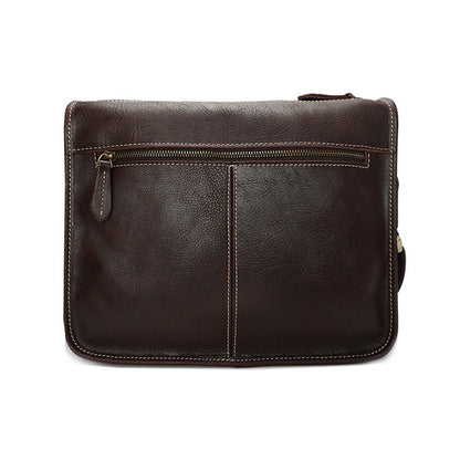 Li Ji | Original genuine leather handmade | First-layer cowhide vintage shoulder bag No. YD8098 