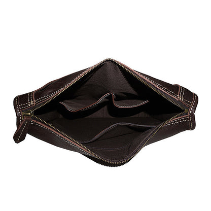 Li Ji | Original genuine leather handmade | First-layer cowhide vintage shoulder bag No. YD8098 